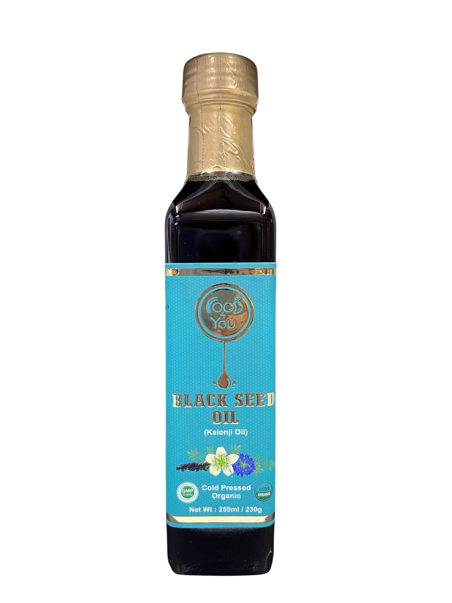 Food 4 You Organic Cold Pressed BlackSeed Oil 250ml