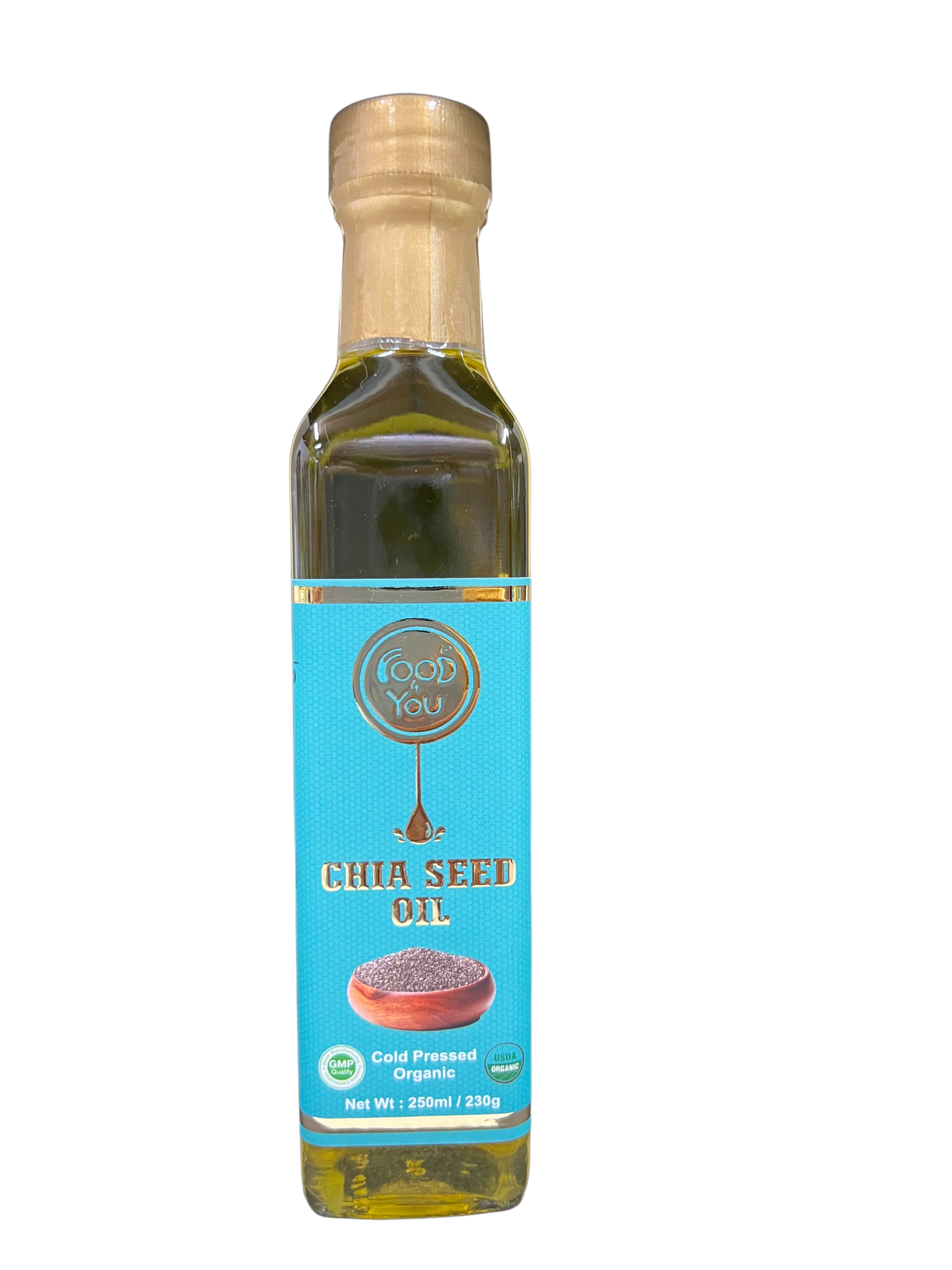 Food 4 You Organic Cold Pressed Chia Seed Oil 250ml