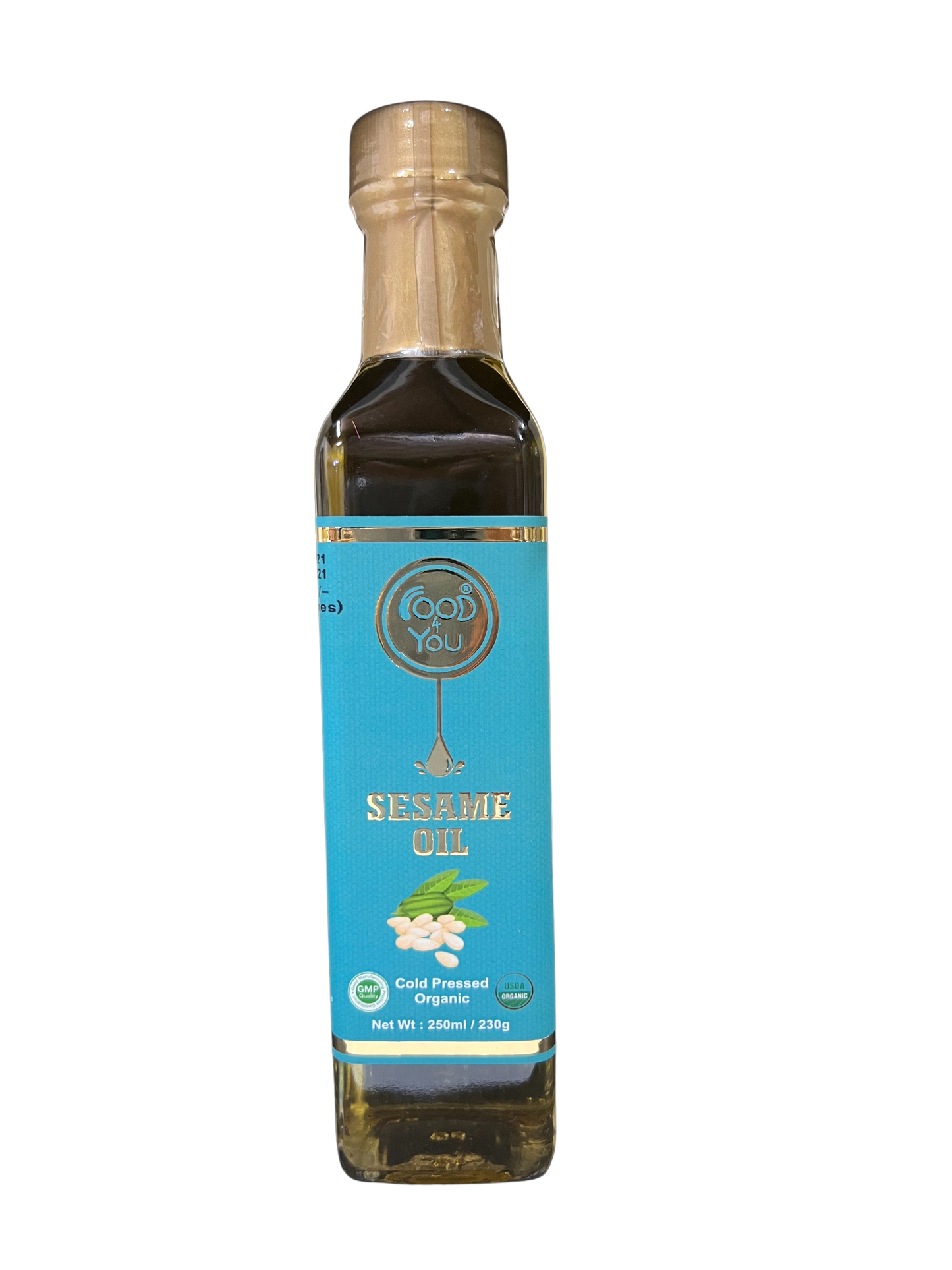 Food 4 You Organic Cold Pressed Sesame Oil 250ml