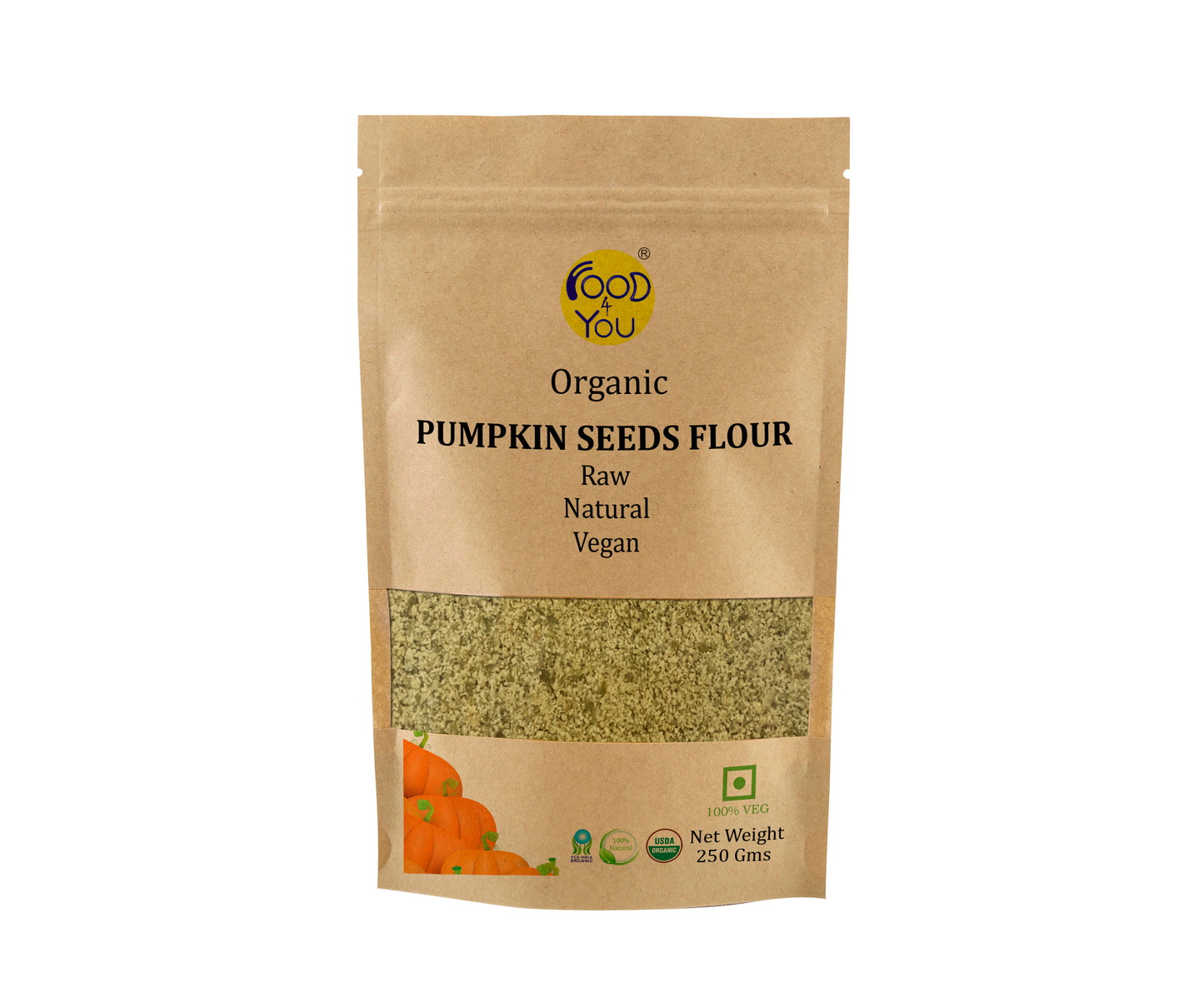 Food 4 You Organic Pumpkin Seed Flour 250g