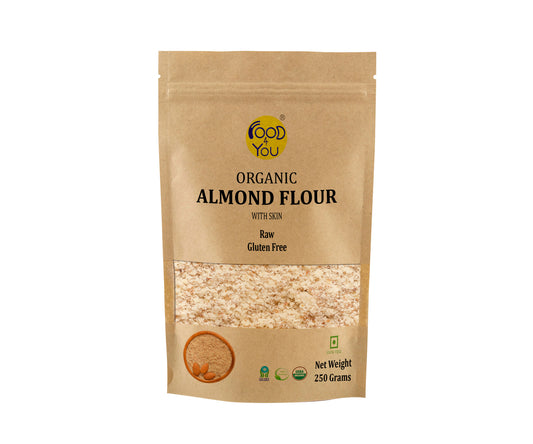 Food 4 You Organic Almond Flour With Skin 250g