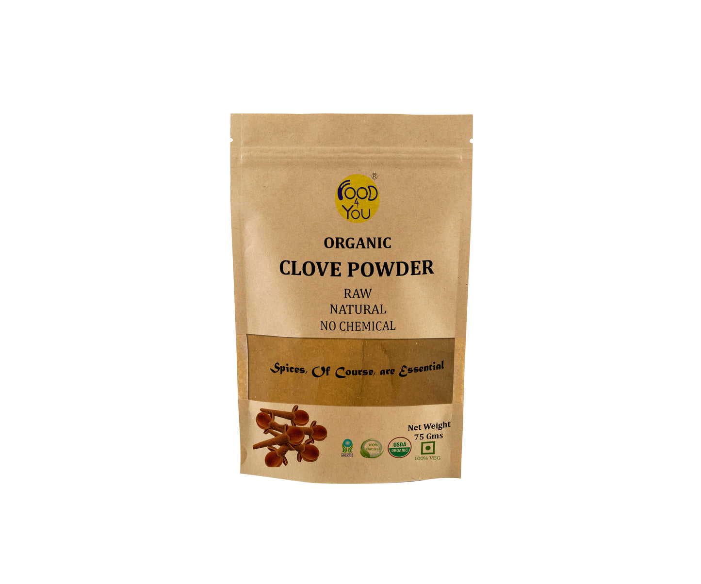 Food 4 You Organic Clove Powder 75g