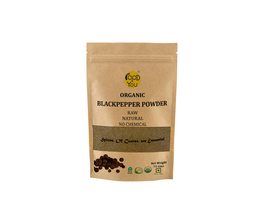 Food 4 You Organic Blackpepper Powder 75g