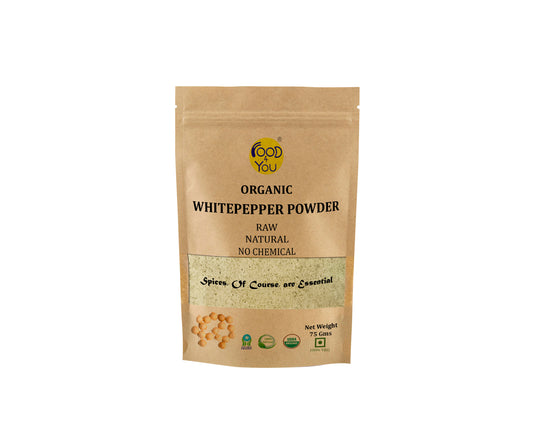 Food 4 You Organic Whitepepper Powder 75g