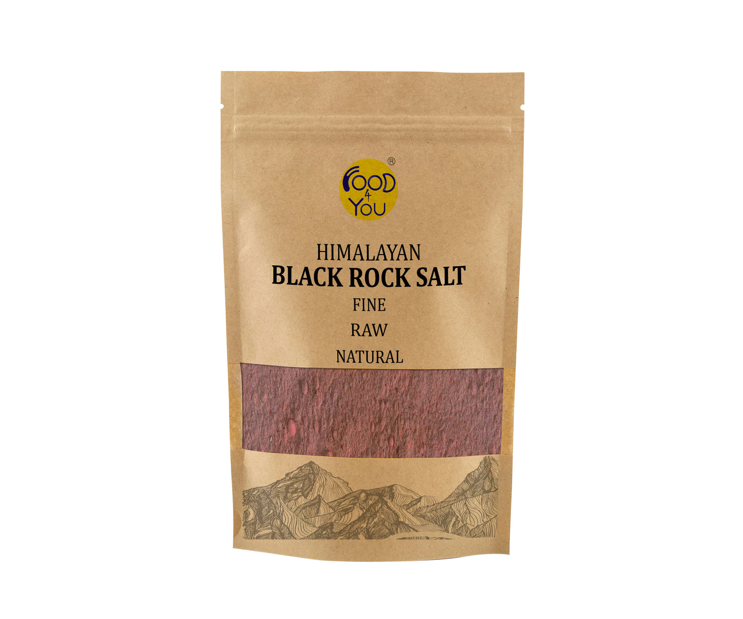 Food 4 You Himalayan Black Rock Salt Fine 500g