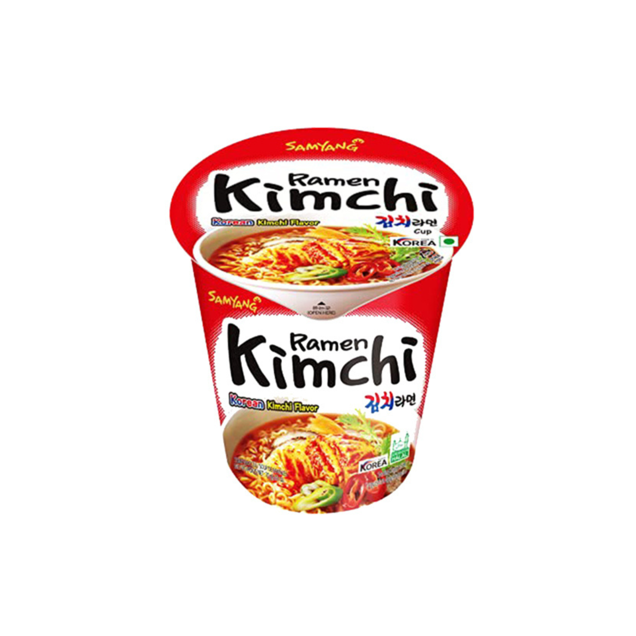 Samyang Korean Instant Ramen Noodles Kimchi Flavor cup 70 g