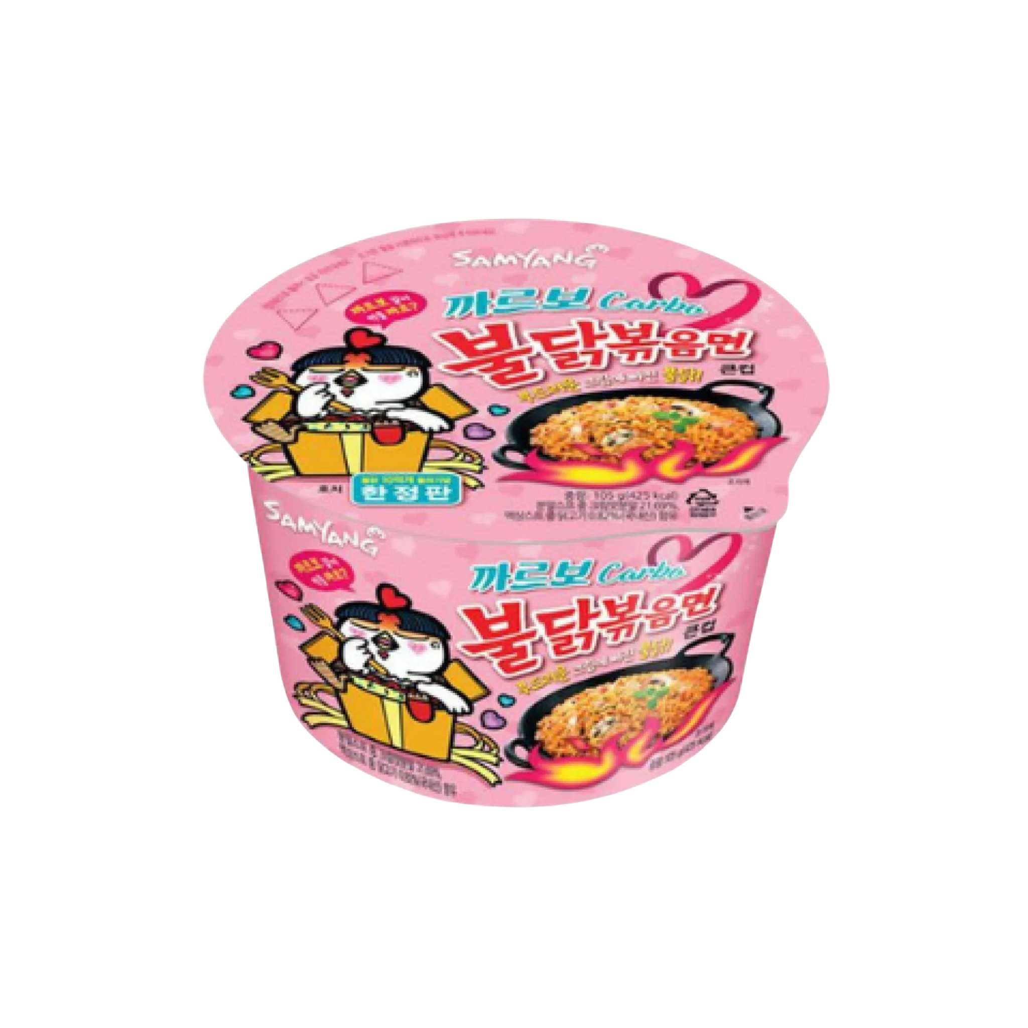 Samyang Korean Instant Ramen Noodles Big Bowl carbo 105 g