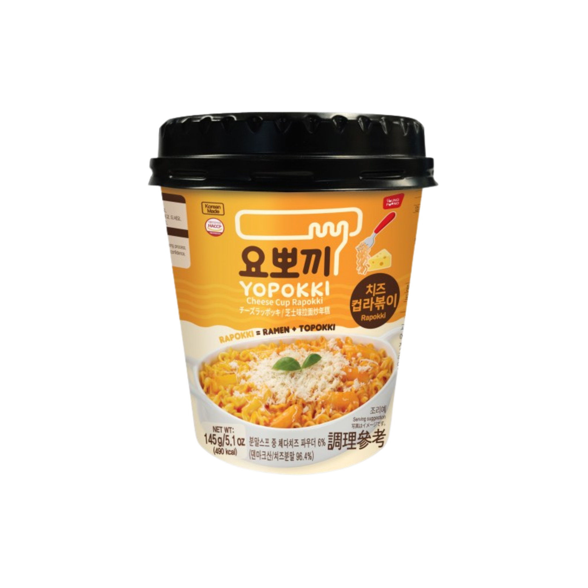 Young Poong Korean Instant Yopokki Cheese Rapokki 145 g